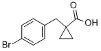 1-[(4-BROMOPHENYL)METHYL]-CYCLOPROPANECARBOXYLIC ACID 结构式