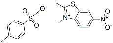 2,3-dimethyl-6-nitrobenzothiazolium p-toluenesulphonate 结构式