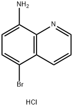 5-溴-8-氨基喹啉盐酸盐 结构式