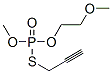 Phosphorothioic acid O-(2-methoxyethyl)O-methyl S-(2-propynyl) ester 结构式