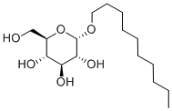 癸基-α-D-吡喃葡糖苷 结构式