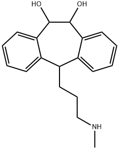 10,11-Dihydro-10,11-dihydroxy Protriptyline 结构式