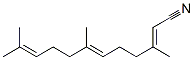 3,7,11-Trimethyl-2,6,10-dodecatrienenitrile 结构式