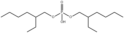 二(2-乙基己基)磷酸酯 结构式