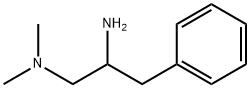 (2-氨基-3-苯基丙基)二甲基胺 结构式