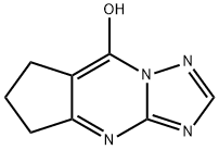 4-羟基-环戊烷[F]-1,3,3A,7-四氮杂茚 结构式