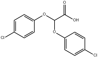 双(4-氯苯氧基)乙酸 结构式