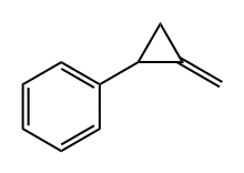 1-METHYLENE-2-PHENYLCYCLOPROPANE 结构式