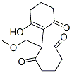 2-(2-Hydroxy-6-oxo-1-cyclohexen-1-yl)-2-(methoxymethyl)-1,3-cyclohexanedione 结构式