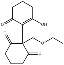 2-(Ethoxymethyl)-2-(2-hydroxy-6-oxo-1-cyclohexen-1-yl)-1,3-cyclohexanedione 结构式