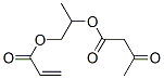 1-methyl-2-[(1-oxoallyl)oxy]ethyl acetoacetate 结构式