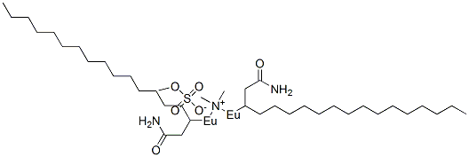dimethylbis(3-stearamidepropyl)ammonium methyl sulphate 结构式