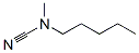 Cyanamide, methylpentyl- (9CI) 结构式