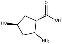 Cyclopentanecarboxylic acid, 2-amino-4-hydroxy-, (1S,2R,4S)- (9CI) 结构式