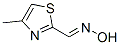 2-Thiazolecarboxaldehyde,  4-methyl-,  oxime 结构式