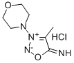 Sydnone imine, 4-methyl-3-morpholino-, monohydrochloride 结构式