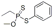 Ethyldithiophosphonic acid O-methyl S-phenyl ester 结构式