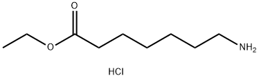 7-氨基庚酸乙酯盐酸盐 结构式
