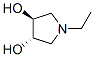 3,4-Pyrrolidinediol,1-ethyl-,(3S,4S)-(9CI) 结构式