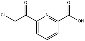 2-Pyridinecarboxylic acid, 6-(chloroacetyl)- (9CI) 结构式