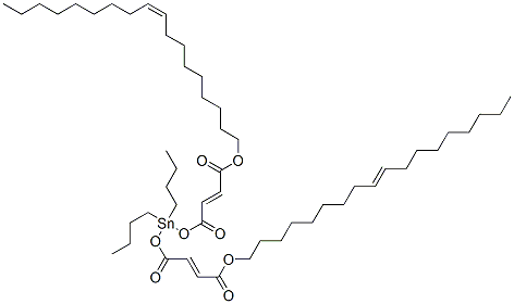 (Z)-octadec-9-enyl (all-Z)-6,6-dibutyl-4,8,11-trioxo-5,7,12-trioxa-6-stannatriaconta-2,9,21-trienoate 结构式