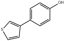 4-(噻吩-3-基)苯酚 结构式