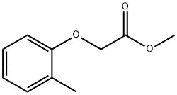 (2-甲基苯氧基)乙酸甲酯 结构式