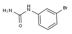 3-溴苯基脲 结构式