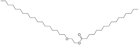Palmitic acid 2-(octadecyloxy)ethyl ester 结构式