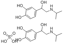 消旋硫酸异丙肾上腺素 结构式