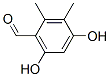 4,6-Dihydroxy-2,3-dimethylbenzaldehyde 结构式