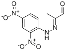 2-[2,4-DINITROPHENYLHYDRAZONE]PYRUVALDEHYDE 结构式