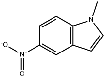 1-甲基-5-硝基-1H-吲哚 结构式