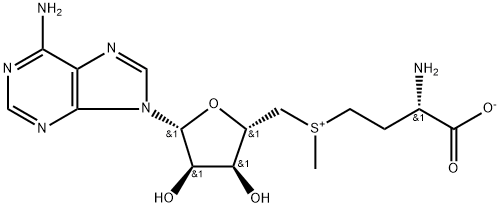 丁二磺酸腺苷蛋氨酸 结构式