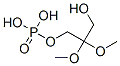 (3-hydroxy-2,2-dimethoxy)propyl dihydrogen phosphate 结构式