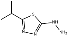 1,3,4-Thiadiazol-2(3H)-one,5-(1-methylethyl)-,hydrazone(9CI) 结构式