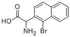 AMINO-(1-BROMO-NAPHTHALEN-2-YL)-ACETIC ACID 结构式