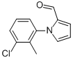 1-(3-氯-2-甲基苯基)-1H-吡咯-2-甲醛 结构式