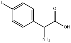 RS-4-碘苯甘氨酸 结构式