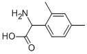 2-氨基-2-(2,4-二甲基苯基)乙酸 结构式