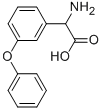 2-氨基-2-(3-苯氧基苯基)乙酸 结构式