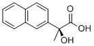 (S)-2-HYDROXY-2-METHYL(2-NAPHTHALENE)ACETIC ACID 结构式