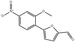 5-(2-甲氧基-4-硝基-苯基)糠醛 结构式