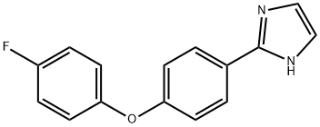 2-[4-(4-FLUORO-PHENOXY)-PHENYL]-1H-IMIDAZOLE 结构式