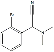 2-(2-BROMOPHENYL)-2-(DIMETHYLAMINO)ACETONITRILE 结构式