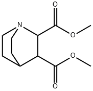 1,4-Diazabicyclo[2.2.2]octane-2,3-dicarboxylic acid dimethyl ester 结构式