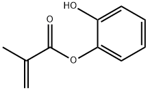 2-Propenoic acid, 2-Methyl-, 2-hydroxyphenyl ester 结构式