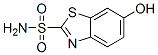 6-hydroxybenzothiazide-2-sulfonamide 结构式