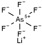 六氟砷酸锂 结构式