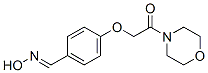 p-(Morpholinocarbonylmethoxy)benzaldehyde oxime 结构式